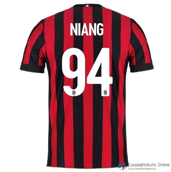 AC Milan Trikot Heim Niang 2017-18 Fussballtrikots Günstig